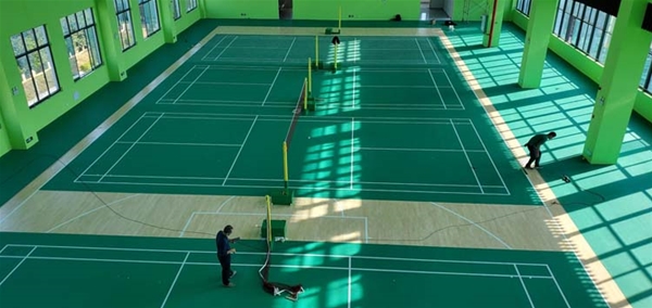 北海第二人民医院羽毛球场运动木地板