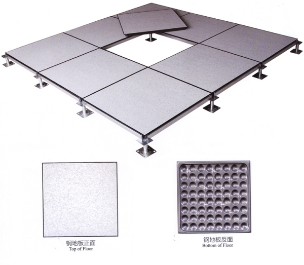 全钢防静电地板 高架地板机房地板600*600*35mm国标